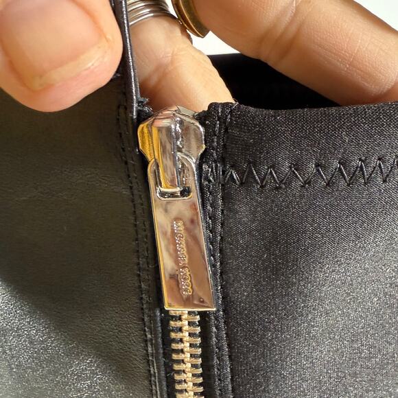 Michael Kors Bromley Flat Boot Knee High Stretch Back Leather Size 5 New in Box - Picture 4 of 11